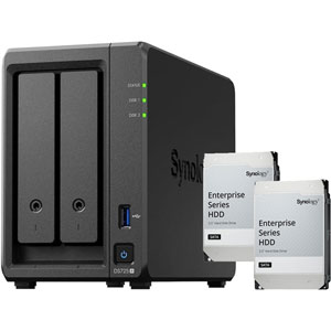 Bundle DS725+ avec 2x HDD Plus Series HAT5310 8To