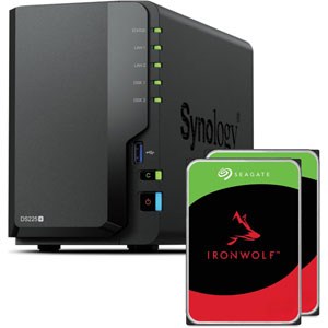 Bundle DS225+ / 2x Seagate IronWolf 12To