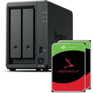 Bundle DS725+ avec 2x HDD Seagate IronWolf 8To