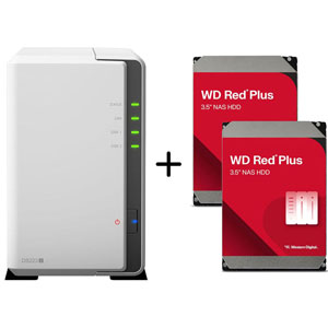 Bundle DS223J / 2x WD Red Plus 2To