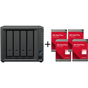 Bundle DS425+ / 4x WD Red Plus 12To