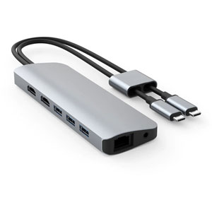 HyperDrive VIPER 10-en-2 USB-C - Argent