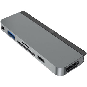 photo HyperDrive USB-C 6-en-1 pour iPad Pro/Air - Gris