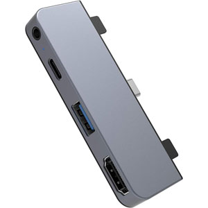 HyperDrive 4-en-1 USB-C pour iPad Pro/Air - Gris