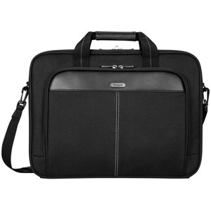 15.6p Classic Slim Briefcase - Noir