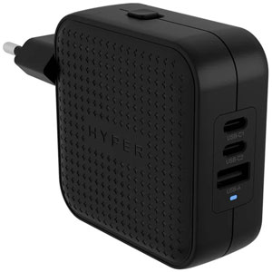 Chargeur voyage HyperJuice 70W USB-C GaN - Noir