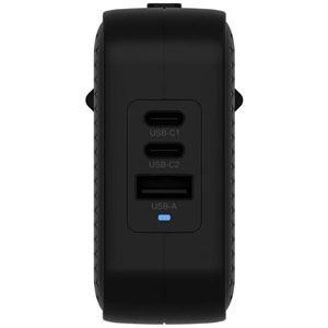 Chargeur voyage HyperJuice 70W USB-C GaN - Noir