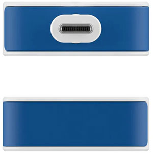 Hub USB-C à 5 ports HyperDrive Flex - Blanc, bleu