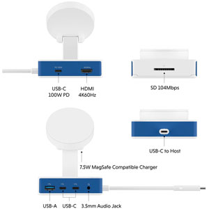 Hub USB-C HyperDrive Flex MagCharge