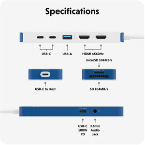 Station HyperDrive Flex 9 ports Dual 4K HDMI