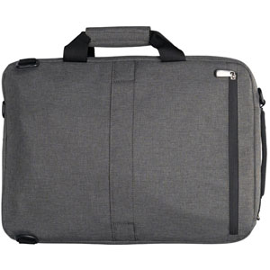Hybrid Briefcase Backpack 15-16p - Noir
