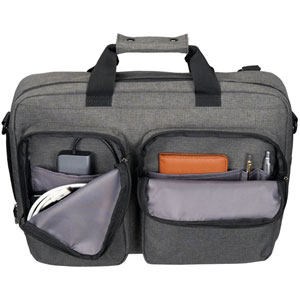 Hybrid Briefcase Backpack 15-16p - Noir