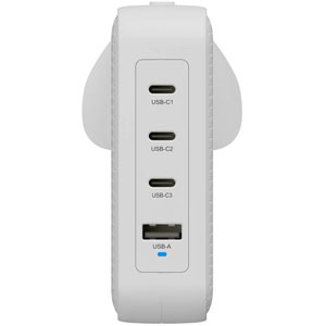 HyperJuice 145W - Chargeur GaN 4 ports / Blanc