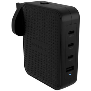 HyperJuice 145W - Chargeur GaN 4 ports / Noir