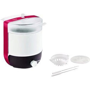 Fondue et Steam - blanc/cerise - 800 W EF501601