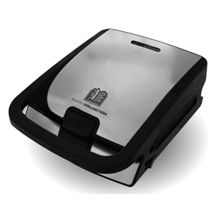 Croque-gaufre snack time happiness sw341112 noir/blanc Tefal