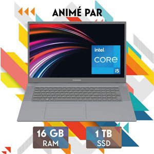 NEO XL - 18.5p / i5 / 16Go / 1To / W11 / Gris