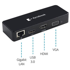 Dynadock USB-C vers LAN/VGA/HDMI/USB