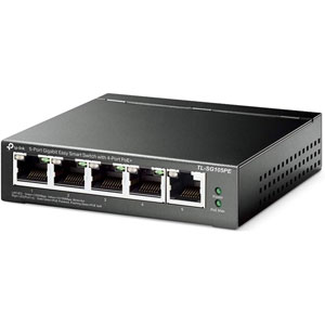 5-Port GB Smart Switch with 4-Port PoE+