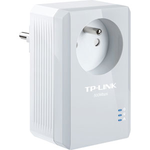 TP-Link CPL WiFi 300 Mbps + CPL 600 Mbps avec Ports Ethernet et prise  intégrée, Kit de 2