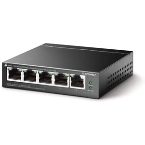 Switch 5 ports 10/100 Mbps avec 4 ports PoE