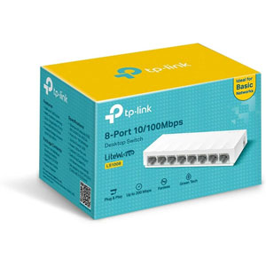 Switch de bureau 8 ports 10/100 Mbps