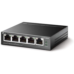 Switch Gigabit à 5 ports dont 4 ports PoE+