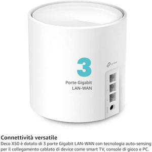 Système Mesh WiFi 6 Multi Room (3 boitiers)