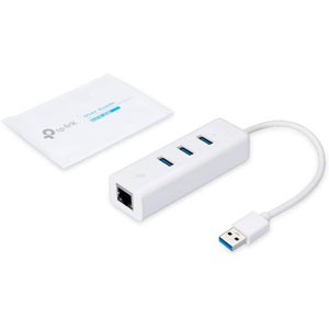 UE330 - Adaptateur Gigabit + Hub 3 ports USB 3.0