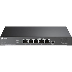 Switch de bureau 5 ports 2.5G avec 4 ports PoE++