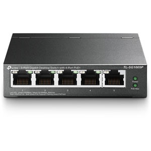 Switch Omada 5 ports Gigabit avec 4 ports PoE+