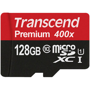 photo microSDXC Premium UHS-I - 128Go