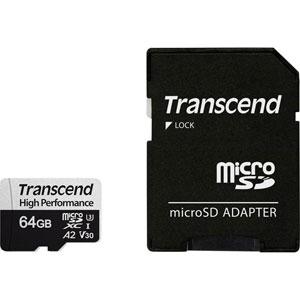 300S microSDXC UHS-I U3 - 64Go