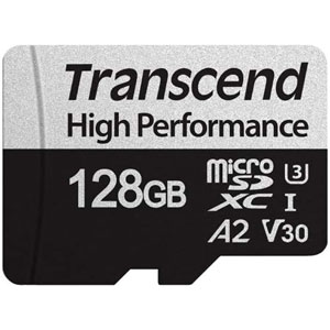 photo 330S microSDXC UHS-I U3 A2 - 128Go +Adaptateur SD