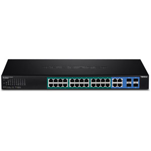 Switch PoE+ Web smart Gigabit 28 ports