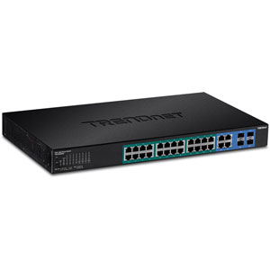 Switch PoE+ Web smart Gigabit 28 ports