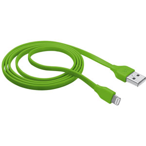 Cable plat Flat Lightning - 1m / Vert