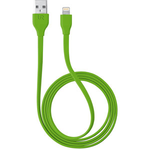 Cable plat Flat Lightning - 1m / Vert