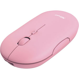 PUCK - Souris ultra-plate rechargeable / Rose