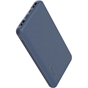 photo Batterie externe ultra plate de 10 000 mAh - Bleu