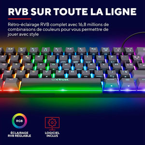 GXT 867 Acira - Mini clavier gaming mécanique