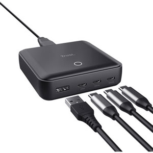Maxo Chargeur de bureau USB 4 ports 100 W