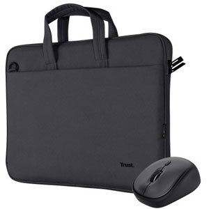 Bologna - Sac pour PC portable et souris / Noir