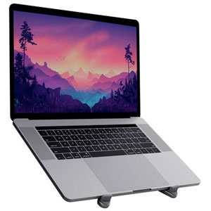 Macy - Support pliable aluminium pour PC portable