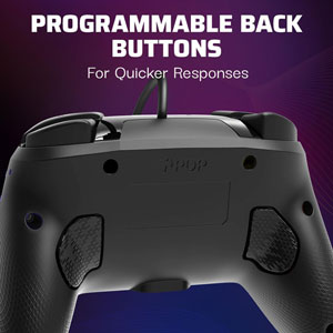 Manette filaire Afterglow Wave pour Switch - Noir