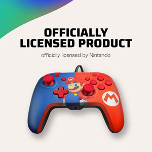 Manette filaire Rematch Switch - Power Pose Mario