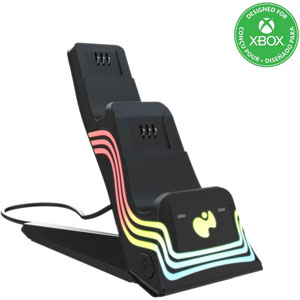 PDP Chargeur Double Afterglow Wave Xbox - Noir