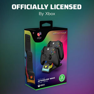 PDP Chargeur Double Afterglow Wave Xbox - Noir