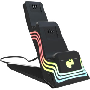 PDP Chargeur Double Afterglow Wave Xbox - Noir