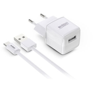 photo Chargeur secteur 12 watts, blanc